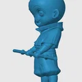 Mô hình Aang chibi (Avatar: The Last Airbender) trang trí bàn làm việc - Thumbnail 2
