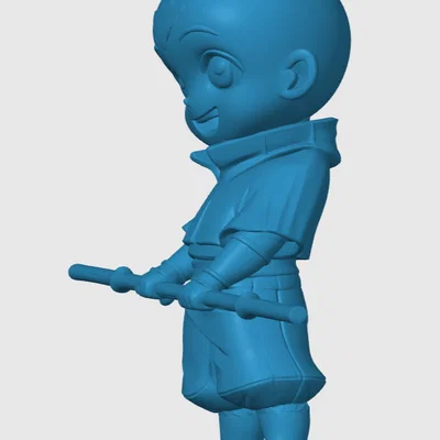 Mô hình Aang chibi (Avatar: The Last Airbender) trang trí bàn làm việc