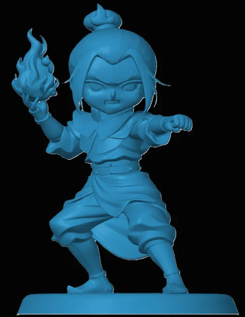 Mô hình 3D Azula Chibi cực chất từ Avatar: The Last Airbender - Image 1
