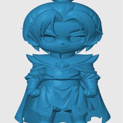 Mô hình 3D Zuko phong cách Chibi từ Avatar: The Last Airbender