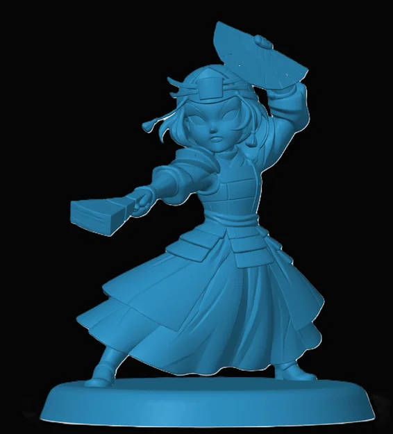Mô hình Suki Avatar The Last Airbender phong cách Chibi cho in 3D - Image 1