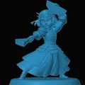 Mô hình Suki Avatar The Last Airbender phong cách Chibi cho in 3D - Thumbnail 1