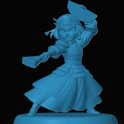 Mô hình Suki Avatar The Last Airbender phong cách Chibi cho in 3D