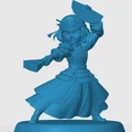 Mô hình Suki Avatar The Last Airbender phong cách Chibi cho in 3D - Thumbnail 3