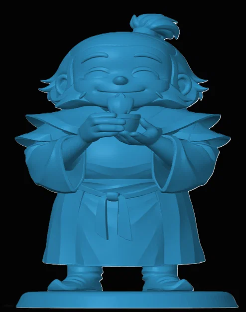 Mô hình Uncle Iroh phong cách Chibi - Đồ chơi in 3D độc đáo - Image 1