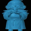 Mô hình Uncle Iroh phong cách Chibi - Đồ chơi in 3D độc đáo - Thumbnail 1