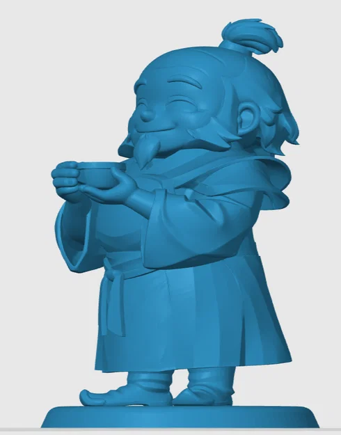 Mô hình Uncle Iroh phong cách Chibi - Đồ chơi in 3D độc đáo - Image 2