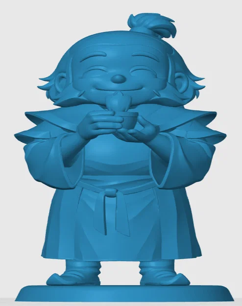 Mô hình Uncle Iroh phong cách Chibi - Đồ chơi in 3D độc đáo - Image 3