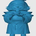 Mô hình Uncle Iroh phong cách Chibi - Đồ chơi in 3D độc đáo - Thumbnail 3