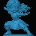 Mô hình 3D Katara Chibi - Tác phẩm nghệ thuật dành cho fan Avatar - Thumbnail 1