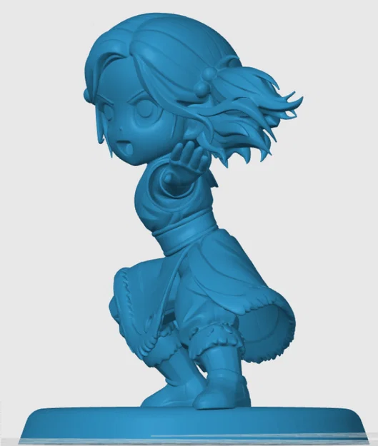 Mô hình 3D Katara Chibi - Tác phẩm nghệ thuật dành cho fan Avatar - Image 2