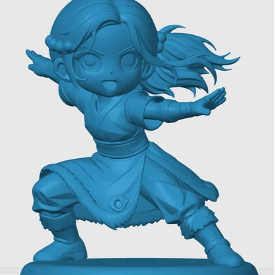 Mô hình 3D Katara Chibi - Tác phẩm nghệ thuật dành cho fan Avatar