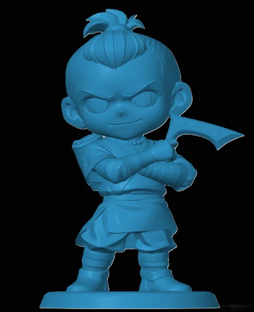 Mô hình Sokka Chibi đáng yêu từ Avatar: The Last Airbender (In 3D) - Image 1