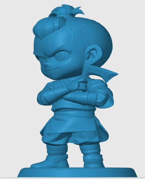Mô hình Sokka Chibi đáng yêu từ Avatar: The Last Airbender (In 3D) - Image 2