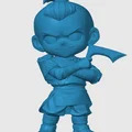 Mô hình Sokka Chibi đáng yêu từ Avatar: The Last Airbender (In 3D) - Thumbnail 3