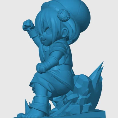 Mô hình Toph Chibi từ Avatar: The Last Airbender - File in 3D