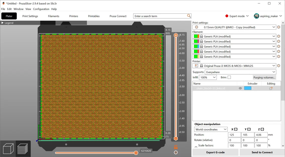 Mô hình xích 1000+ mắt - Tổng chiều dài 10m - Image 2