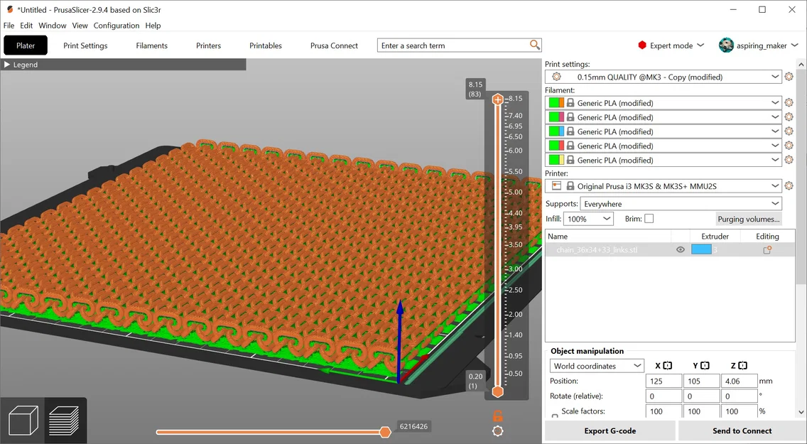 Mô hình xích 1000+ mắt - Tổng chiều dài 10m - Image 3