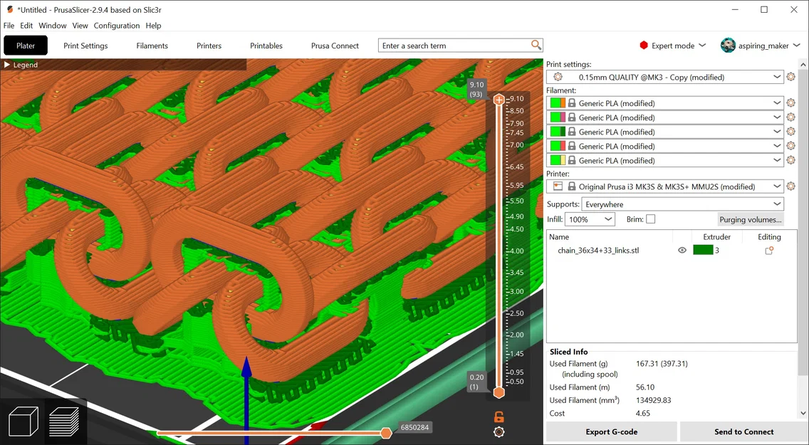 Mô hình xích 1000+ mắt - Tổng chiều dài 10m - Image 4