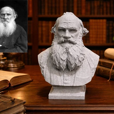 Tượng bán thân Lev (Léon) Nikolaïevitch Tolstoï