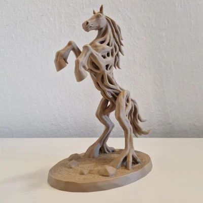 Mô hình Bonsai Ngựa (Bonsai Horse Tree)