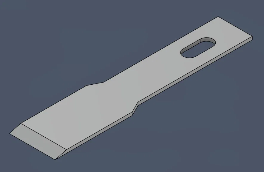 Mô hình lưỡi dao kỹ thuật (tương tự OLFA KB4-F/5) định dạng STEP - Image 1