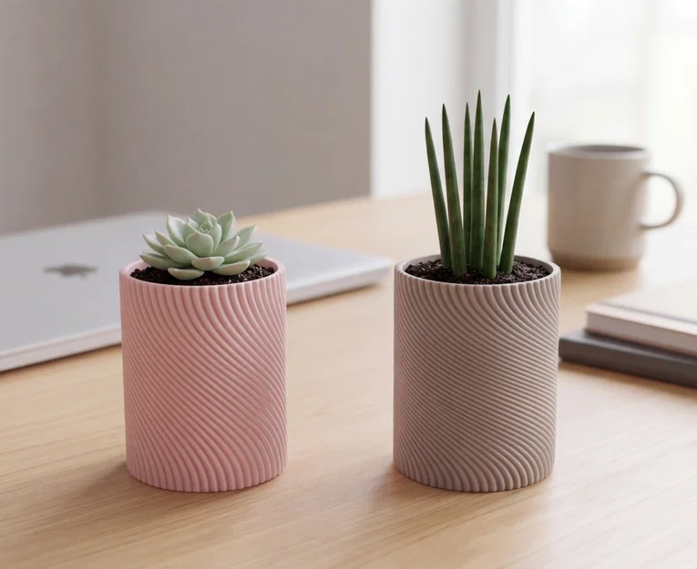 Ống cắm bút / Chậu cây để bàn - Image 2