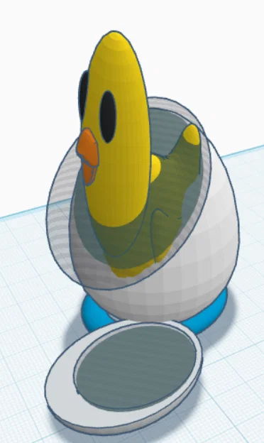 Mô hình chú gà con nở trong trứng đáng yêu cho Lễ Phục Sinh - Image 1