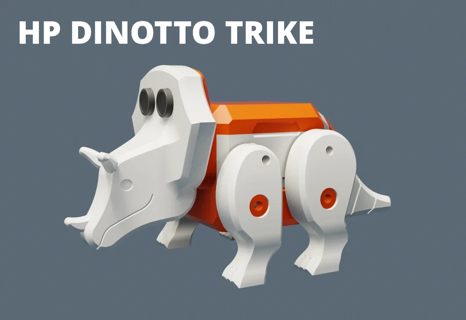 HP DINOTTO TRIKE - Robot Khủng Long Ba Sừng cho HP Otto - Image 1