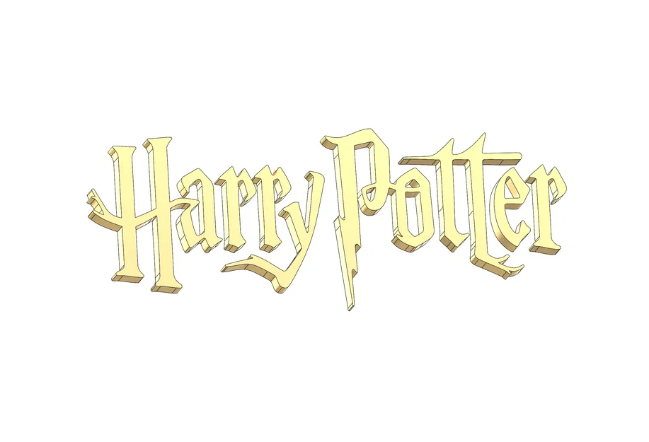 Mô hình logo Harry Potter in 3D trang trí độc đáo - Image 1