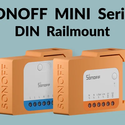 Giá đỡ DIN Rail cho thiết bị SONOFF MINI Extreme Series