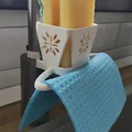 Giá đỡ miếng bọt biển và khăn lau có thể kẹp vòi nước - Thumbnail 1
