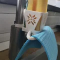 Giá đỡ miếng bọt biển và khăn lau có thể kẹp vòi nước - Thumbnail 3
