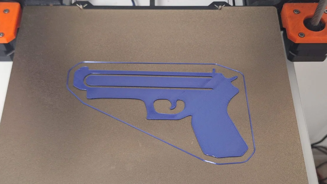 Đánh dấu trang sách hình súng (Bookmark) - Mẫu in 3D độc đáo - Image 1