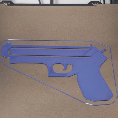 Đánh dấu trang sách hình súng (Bookmark) - Mẫu in 3D độc đáo