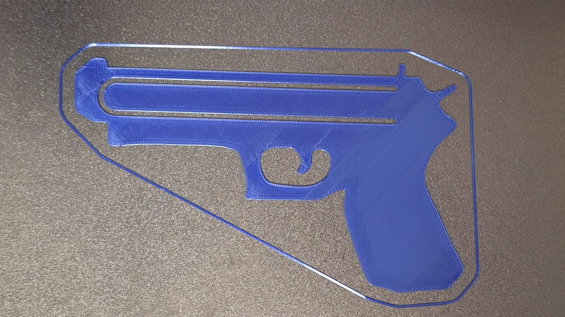 Đánh dấu trang sách hình súng (Bookmark) - Mẫu in 3D độc đáo - Image 2