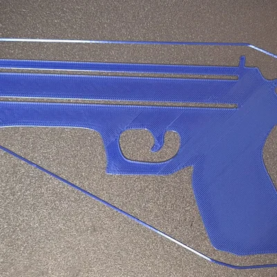 Đánh dấu trang sách hình súng (Bookmark) - Mẫu in 3D độc đáo