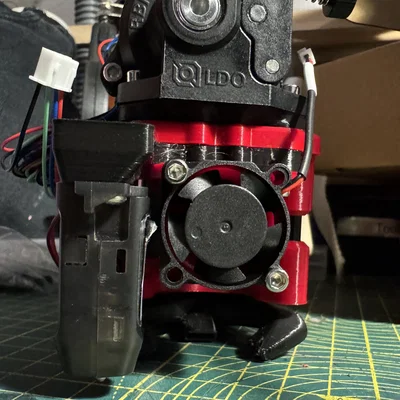 Giá gắn CR Touch cho đầu in Vz (Universal Hot End)