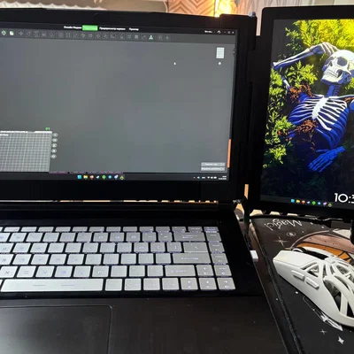 Giá đỡ màn hình di động 10 inch cho MSI GF63 (Thiết kế 3D)