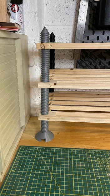 Chân kệ bắt vít (Screw Shelf Legs) - Image 1