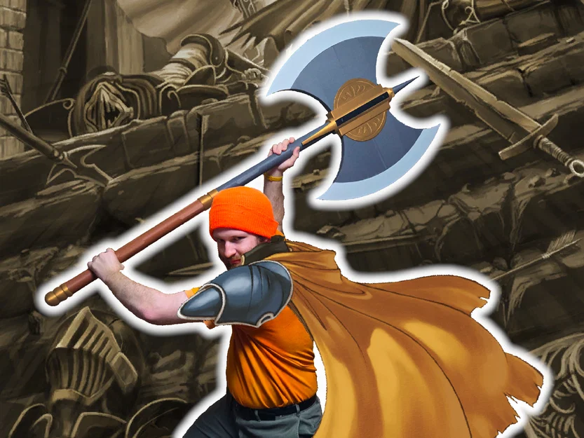 Urvan | Fire Emblem: Radiant Dawn - Mô hình rìu 3D cực chất - Image 1