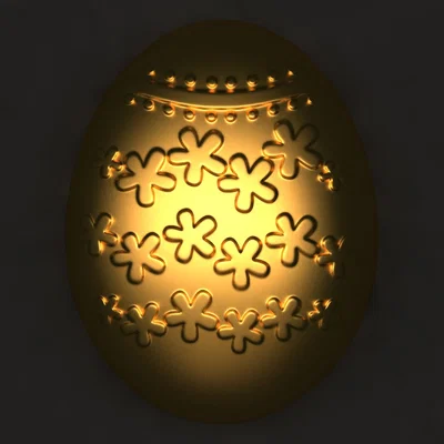 Mô hình 3D Khuôn Trứng - Egg_QSpitQSp