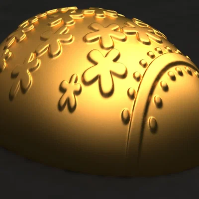 Mô hình 3D Khuôn Trứng - Egg_QSpitQSp