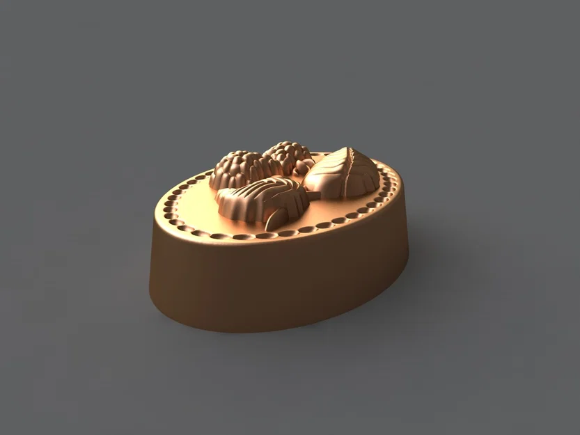 Mô hình 3D khuôn quả mâm xôi - Raspberries_34J6j - Image 1