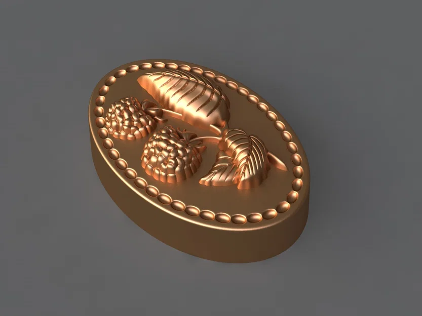 Mô hình 3D khuôn quả mâm xôi - Raspberries_34J6j - Image 2