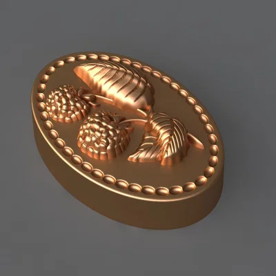 Mô hình 3D khuôn quả mâm xôi - Raspberries_34J6j