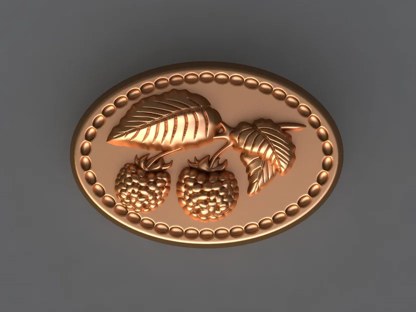 Mô hình 3D khuôn quả mâm xôi - Raspberries_34J6j - Image 4