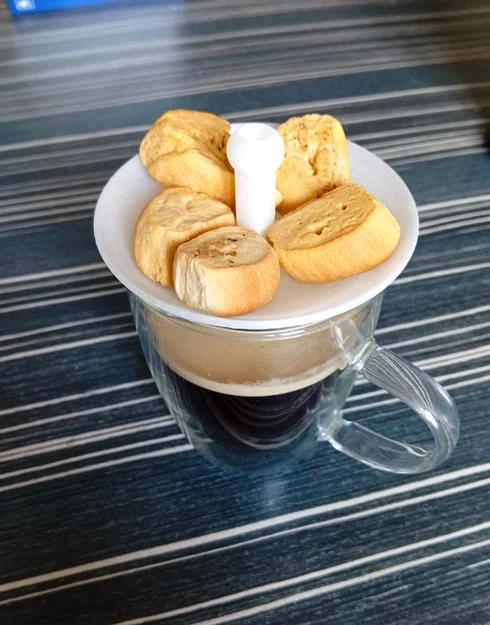 Nắp Ly Kiêm Khay Đựng Snack – Đa Năng, Có Lỗ Cắm Ống Hút và Thoát Hơi - Image 4
