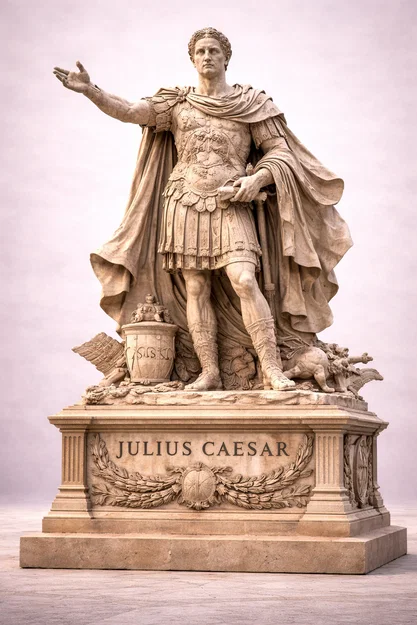 Mô hình tượng Julius Caesar in 3D chi tiết cực đẹp - Image 1