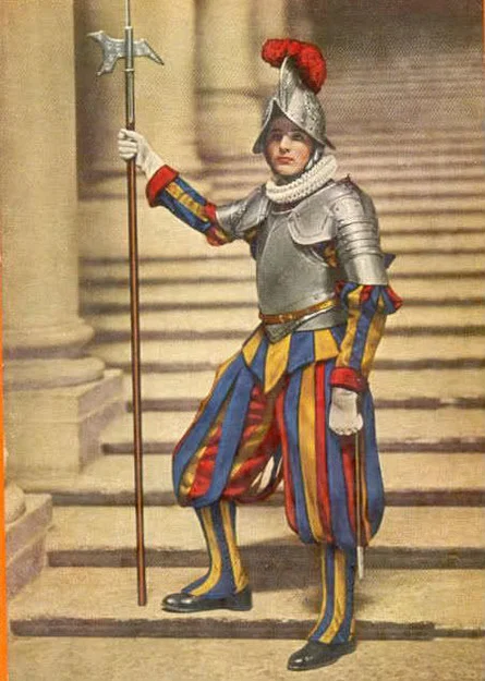 Mô hình 3D Lính gác Thụy Sĩ (Swiss Guard) - Chi tiết & Sắc nét - Image 2